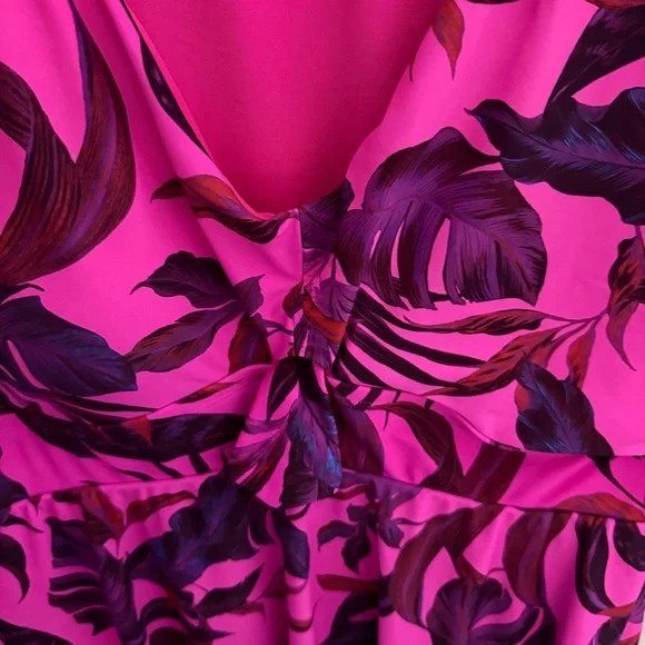 Torrid Pink and Purple One Piece Swimsuit - Picture 6 of 10